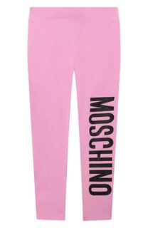 Хлопковые леггинсы Moschino