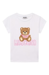 Хлопковая футболка Moschino