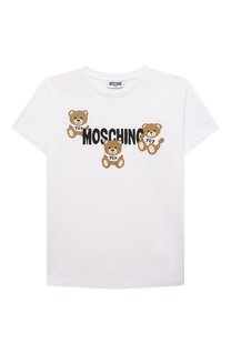 Хлопковая футболка Moschino