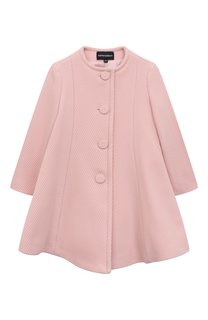 Шерстяное пальто Emporio Armani
