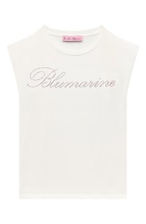 Хлопковая футболка Blumarine