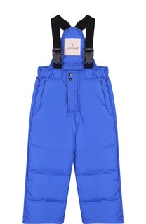 Пуховый комбинезон на подтяжках Moncler Enfant