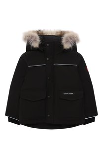 Пуховая парка Logan с меховой отделкой Canada Goose