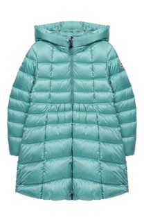 Пуховое пальто с капюшоном Moncler Enfant