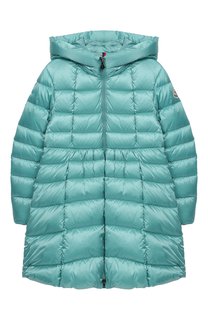 Пуховое пальто с капюшоном Moncler Enfant