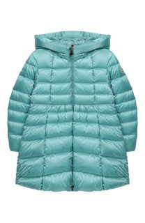 Пуховое пальто с капюшоном Moncler Enfant