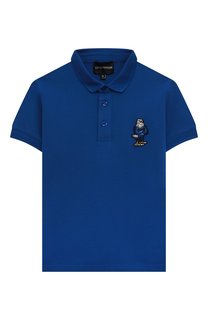 Хлопковое поло Emporio Armani