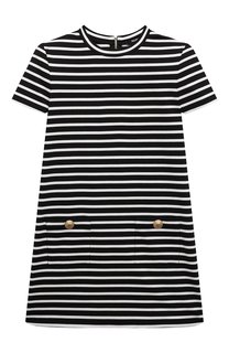 Платье из вискозы Balmain