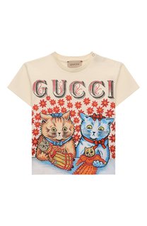 Хлопковая футболка Gucci