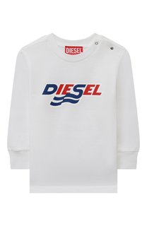 Хлопковый лонгслив Diesel