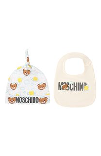 Комплект из шапки и нагрудника Moschino