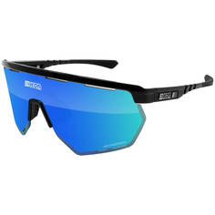 Спортивные очки Scicon Aerowing Black Gloss/Multimirror Blue