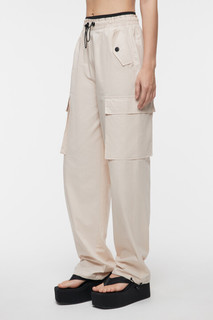 брюки женские Брюки карго хлопковые широкие со шнурком на поясе Befree