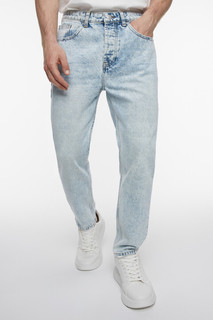 брюки джинсовые мужские Джинсы slim зауженные укороченные со средней посадкой Befree
