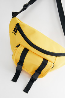 сумка мужская Сумка-банан поясная текстильная с внешним карманом Befree