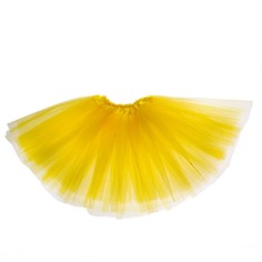 Карнавальная юбка 3-х слойная 4-6 лет, цвет желтый Страна Карнавалия