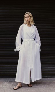 Платье-тренч из хлопка и шелка 12 STOREEZ