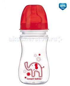 Бутылочки Бутылочка Canpol Антиколиковая EasyStart Animals 240 мл 35/206