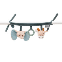 Подвесные игрушки Подвесная игрушка Nattou Soft toy Luna & Axel Жираф и Слоник на завязках