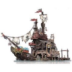 Пазлы CubicFun 3D пазл Пиратский корабль Тортуга 218 деталей