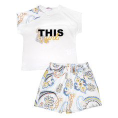 Комплекты детской одежды Peri Masali Комплект для девочки (футболка и шорты) PM10556