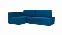 Угловой диван Версаль Велюр Синий угол Левый Bravo