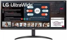 Монитор LG 34" UltraWide 34WP500-B черный IPS