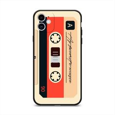 Чехол Case Place силиконовый с рисунком Бежевая кассета для Apple Iphone 11