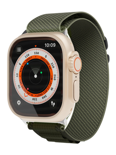 Ремешок нейлоновый Extreme Band VLP для Apple Watch 42/44/45/49mm, темно-зеленый