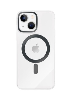 Чехол защитный VLP Line case with MagSafe для iPhone 14 Plus, черный