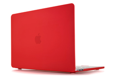 Чехол защитный VLP Plastic Case для MacBook Pro 16 2019-2020, красный