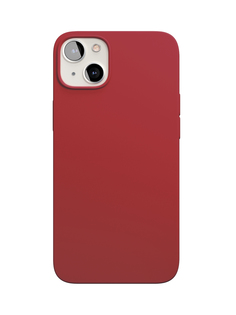 Чехол защитный VLP Silicone case with MagSafe для iPhone 13 mini, красный