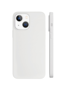 Чехол защитный VLP Silicone case with MagSafe для iPhone 14 Plus, белый