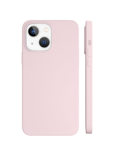 Чехол защитный VLP Silicone case with MagSafe для iPhone 14, светло-розовый