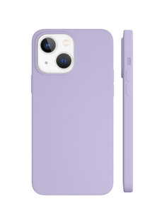 Чехол защитный VLP Silicone case with MagSafe для iPhone 14, сиреневый