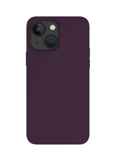 Чехол защитный VLP Silicone case with MagSafe для iPhone 14, темно-фиолетовый