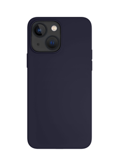 Чехол защитный VLP Silicone case для iPhone 14 Plus, темно-фиолетовый