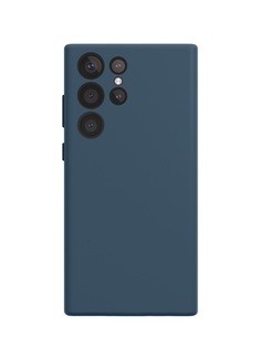 Чехол защитный VLP Silicone Case для Samsung Galaxy S23Ultra, темно-синий