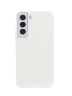 Чехол защитный VLP Silicone case для Samsung S22, белый