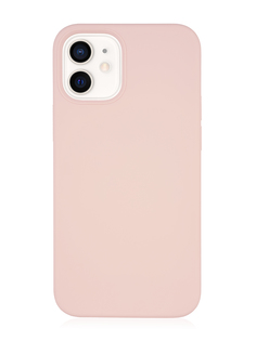 Чехол защитный VLP Silicone Сase для iPhone 12 mini, светло-розовый