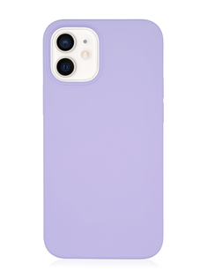 Чехол защитный VLP Silicone Сase для iPhone 12 mini, фиолетовый