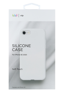 Чехол защитный VLP Silicone Сase для iPhone SE 2020, белый