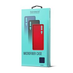 Чехол BoraSCO Microfiber Case для Xiaomi Redmi Note 12 Pro (4G) синий
