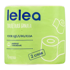 Бумага туалетная LELEA 2-х слойная 4 шт