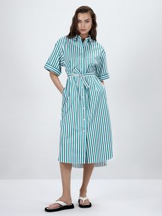 Платье-рубашка в полоску Charuel