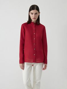 Рубашка без воротника Charuel