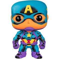 Фигурка Funko POP! Marvel Comics. Black Light: Captain America