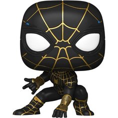 Фигурка Funko POP! Spider-Man: No Way Home. Jumbo 10&quot;: Spider-Man Black & Gold Suit
