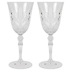 Бокал для вина, 270 мл, хрустальное стекло, 2 шт, RCR, Melodia, 54513