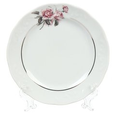 Тарелка десертная десертная, керамика, 17.5 см, круглая, Надежда Комплимент, Добрушский фарфоровый завод, 2С1734Ф34